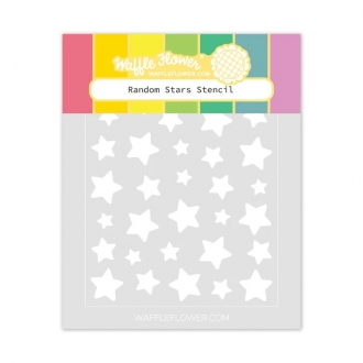 Random Stars Stencil -...